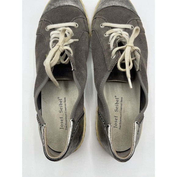 Josef Siebel Leather Comfort Walking Sneaker Shoes‎ Women’s Size 42 EU 10.5 US - Picture 11 of 13